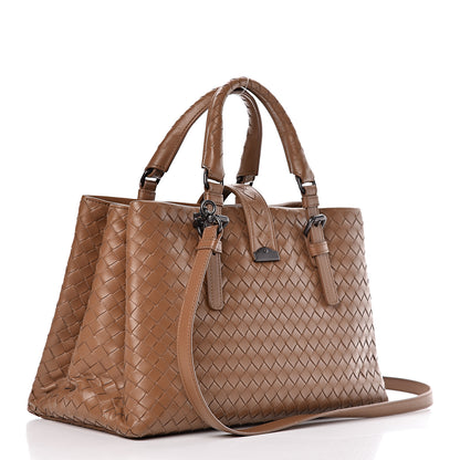Bottega Veneta Light Calf Intrecciato Small Roma New Cigar 4 of 11