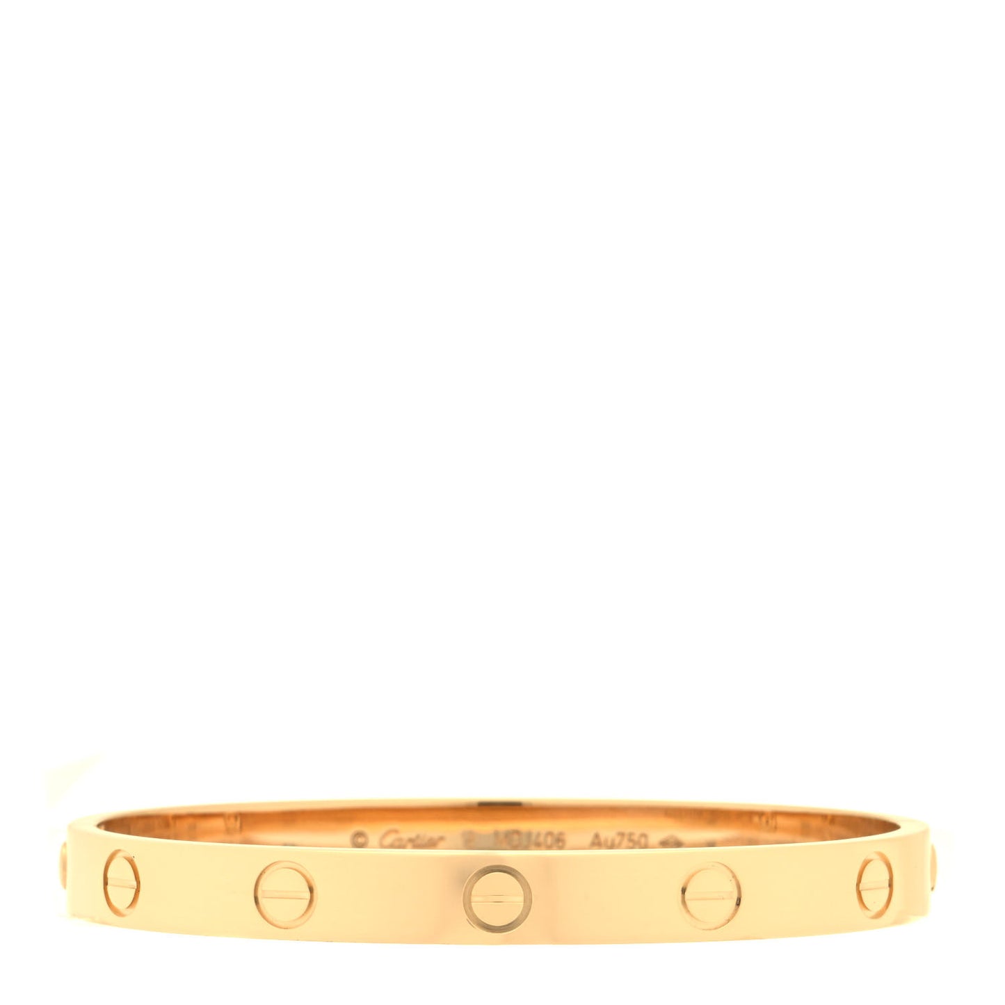 18K Yellow Gold LOVE Bracelet 16