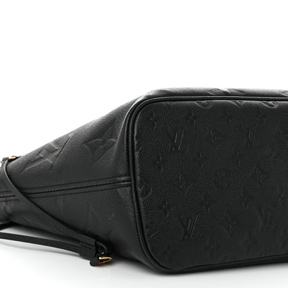 Louis Vuitton Empreinte Monogram Giant Neverfull MM Black 9 of 11