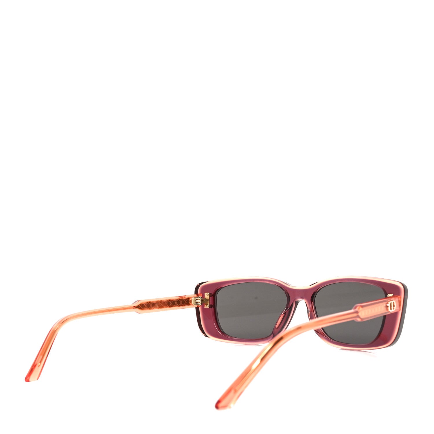 Christian Dior Acetate Cannage DiorHighlight S21 Square Sunglasses Bordeaux 4 of 6