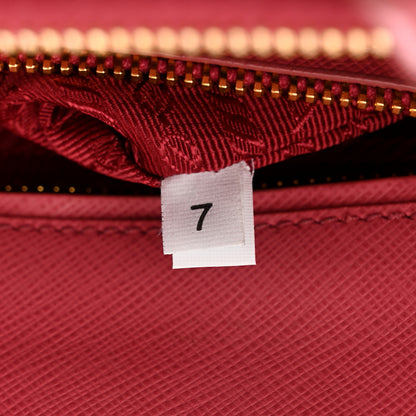 Prada Saffiano Mini Galleria Double Zip Tote Tamaris 8 of 17