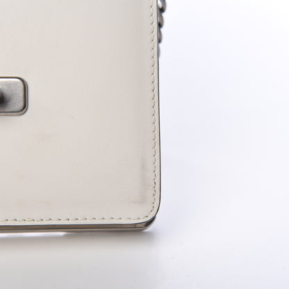Prada City Calfskin Saffiano Studded Cahier Bag White 9 of 12