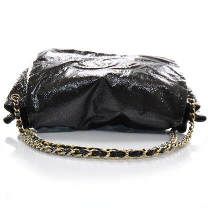 Chanel Vinyl Rock and Chain XL Flap Black 5 of 10