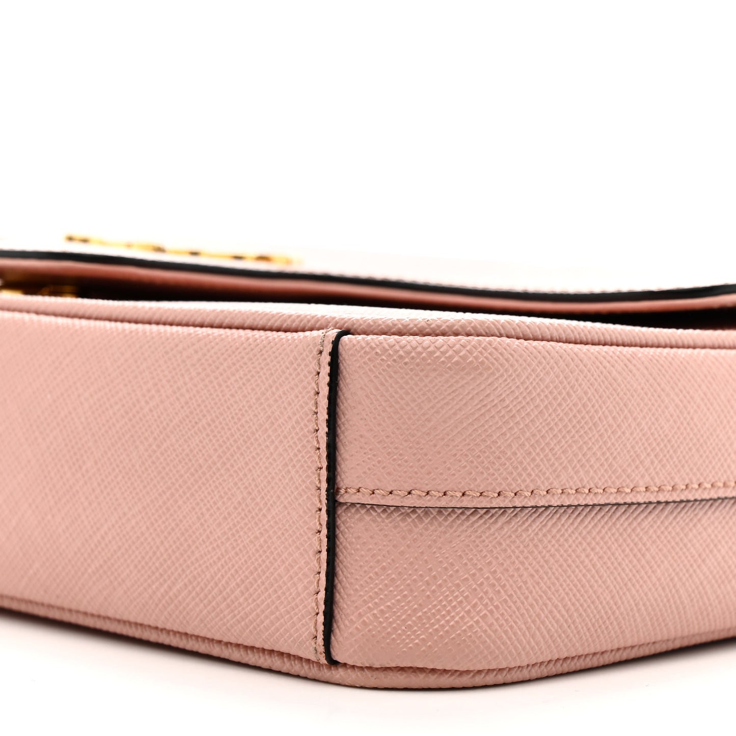 Saffiano Flap Shoulder Bag Orchidea