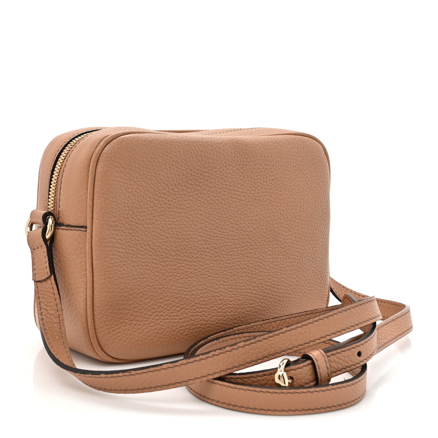 Gucci Pebbled Calfskin Small Soho Disco Bag Rose Beige 2 of 12