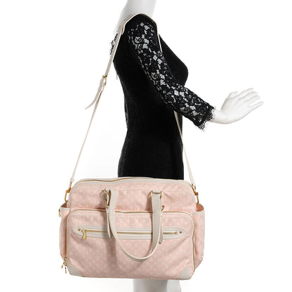 Louis Vuitton Mini Lin Sac a Langer Diaper Bag Rose 2 of 8