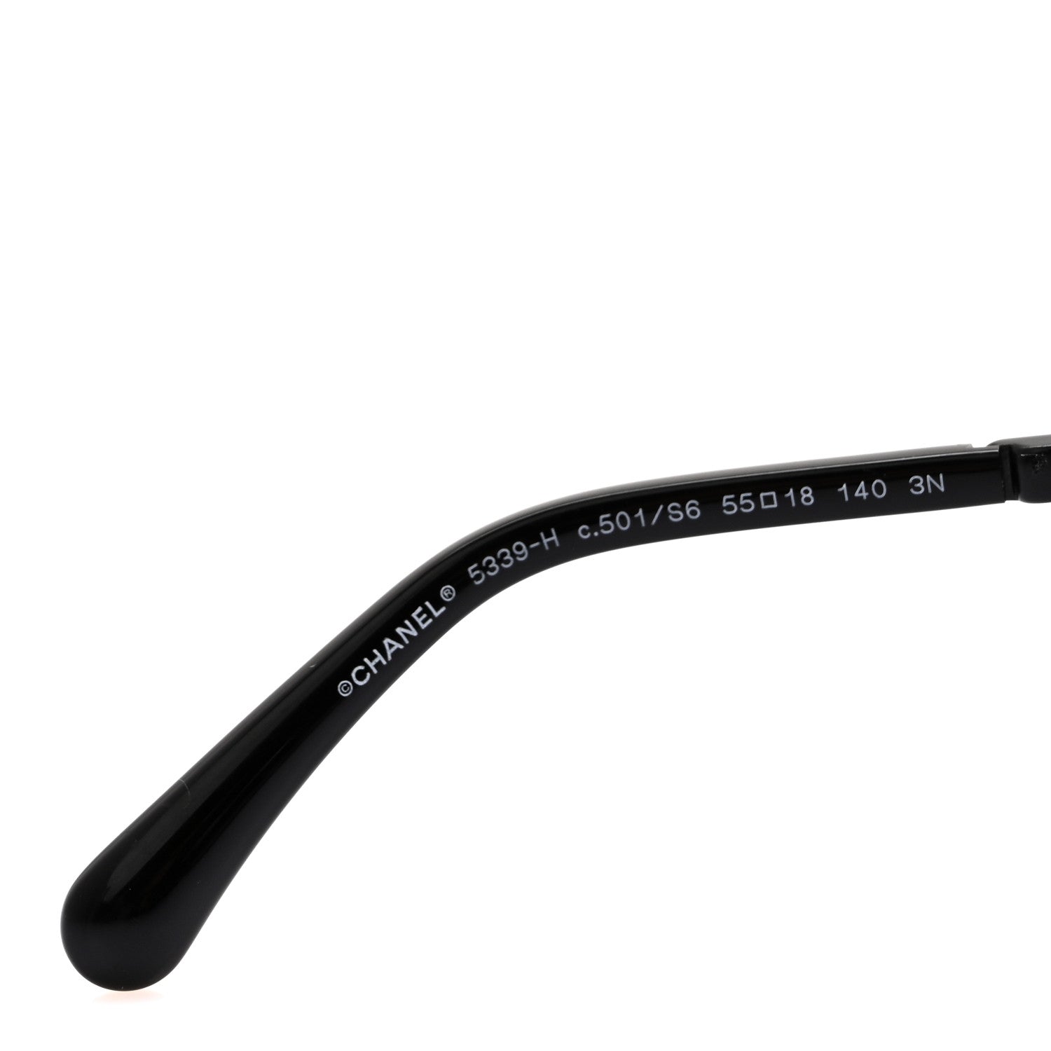 Chanel Acetate Butterfly Winter Pearl Sunglasses 5339-H-A Black 5 of 7
