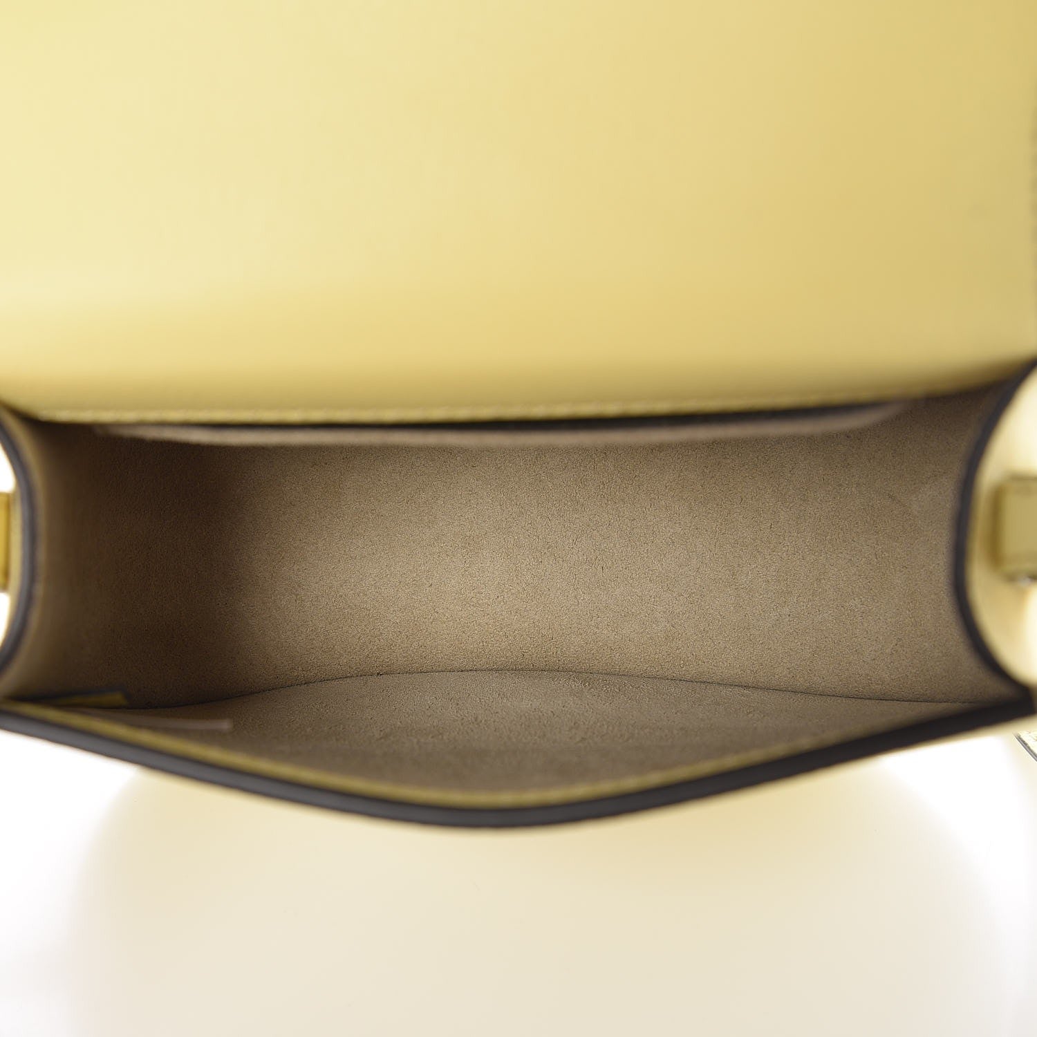 Chloe Calfskin Suede Small Nile Bracelet Bag Lemonade 5 of 7
