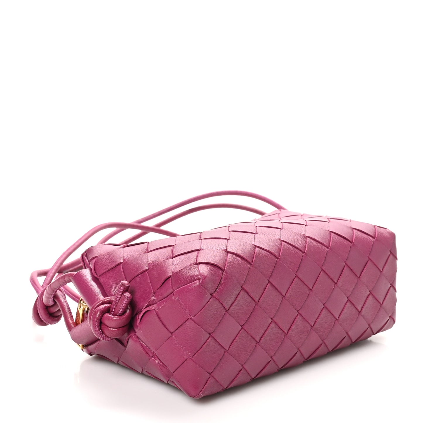 Nappa Intrecciato Mini Loop Camera Bag Cinnabar