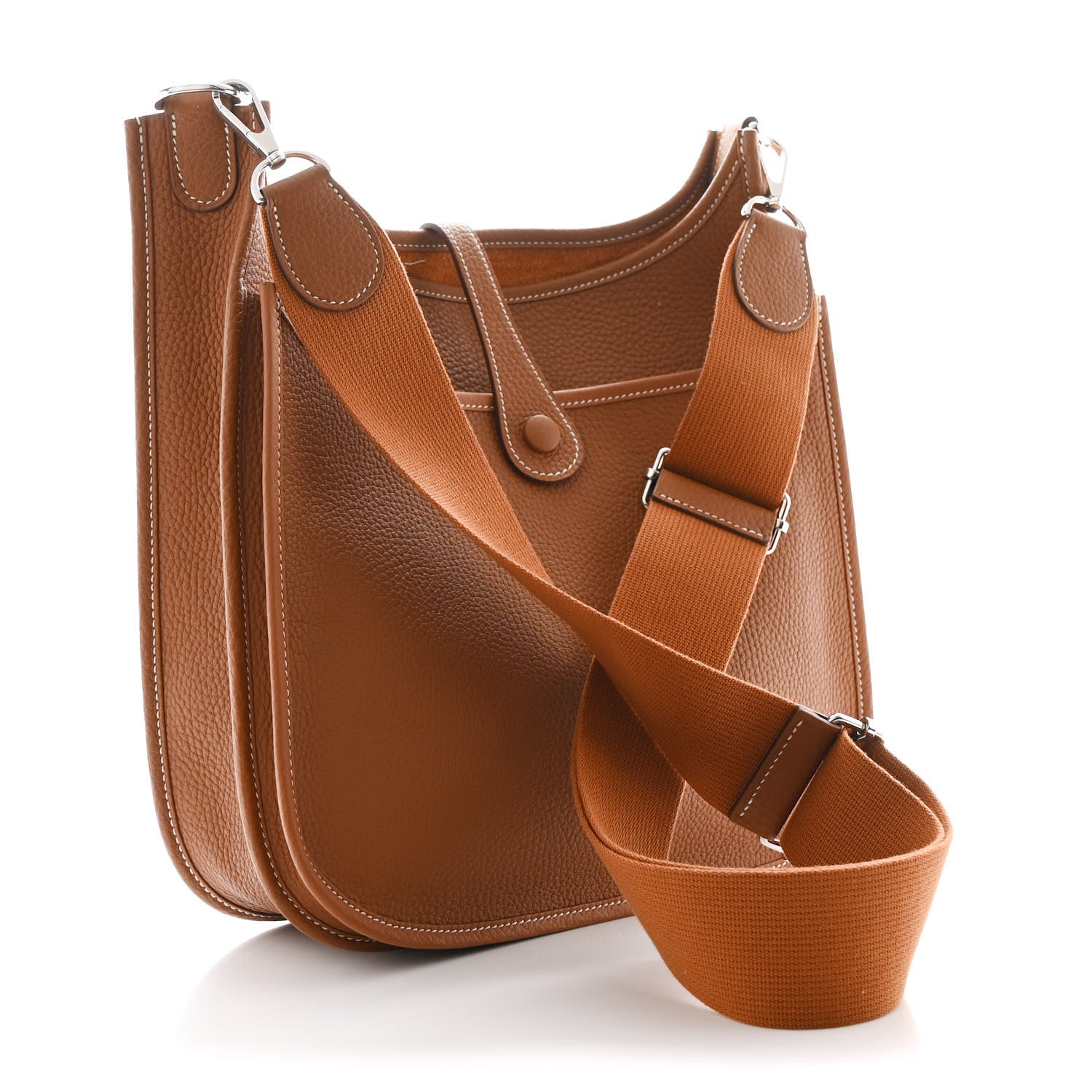 Hermes Taurillon Clemence Evelyne III PM Gold 3 of 10