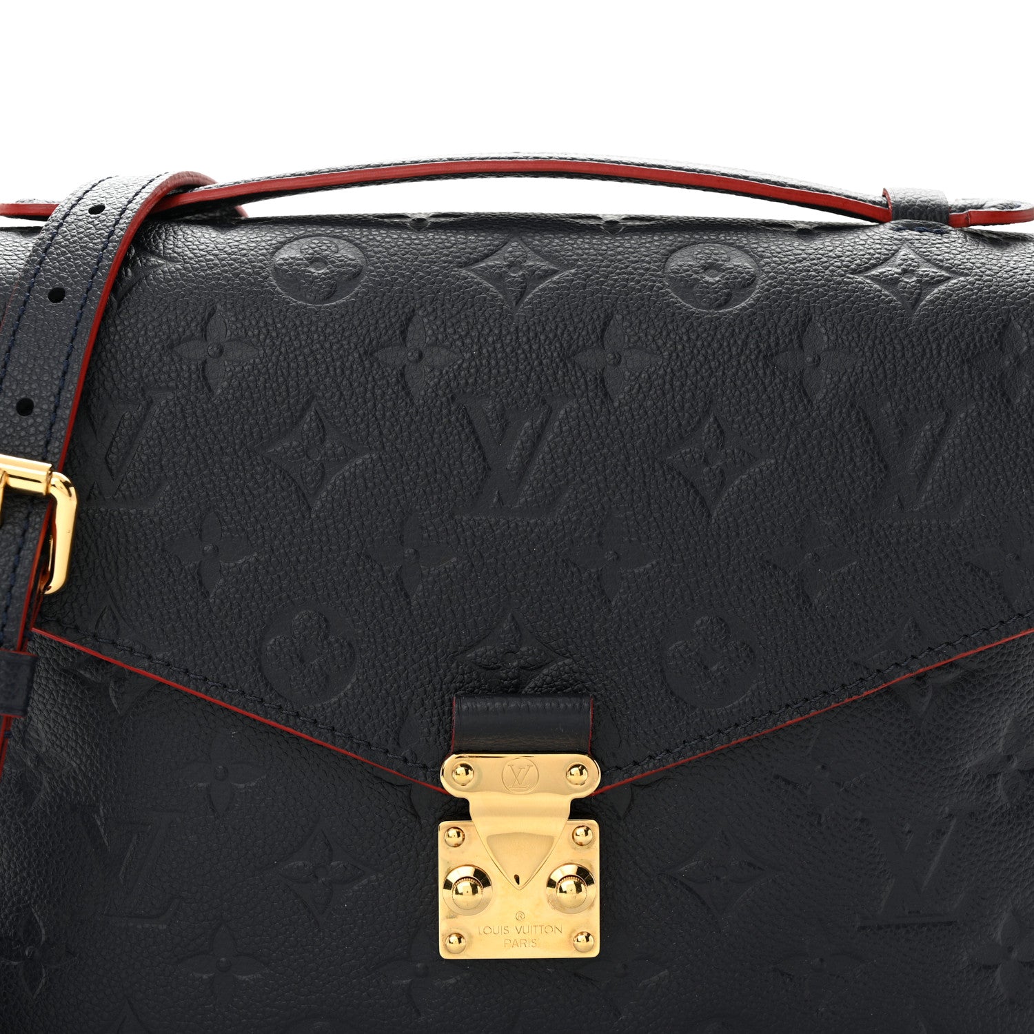 Louis Vuitton Empreinte Pochette Metis Marine Rouge 8 of 11