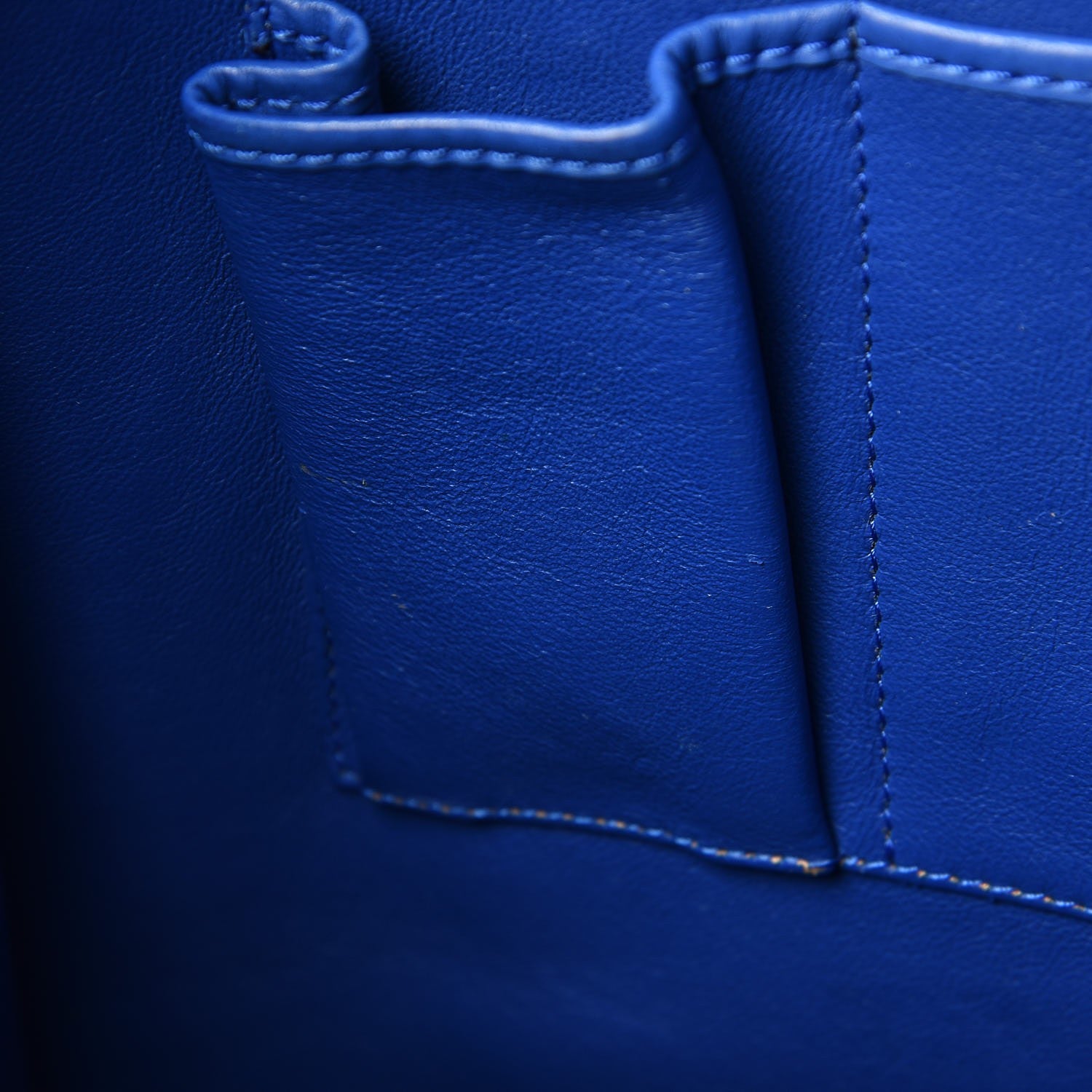 Celine Smooth Calfskin Mini Luggage Royal Blue 10 of 28