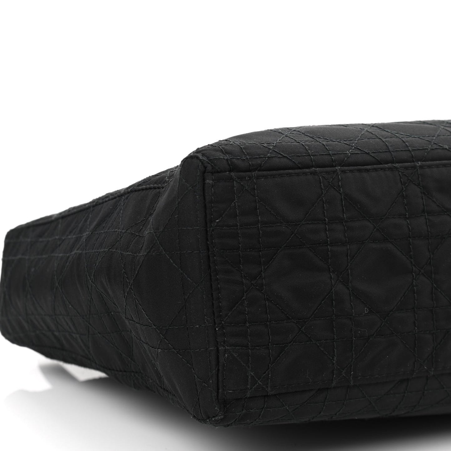 Nylon Cannage Large Lady Dior Black