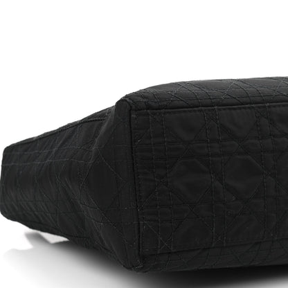Christian Dior Nylon Cannage Large Lady Dior Black 9 of 10