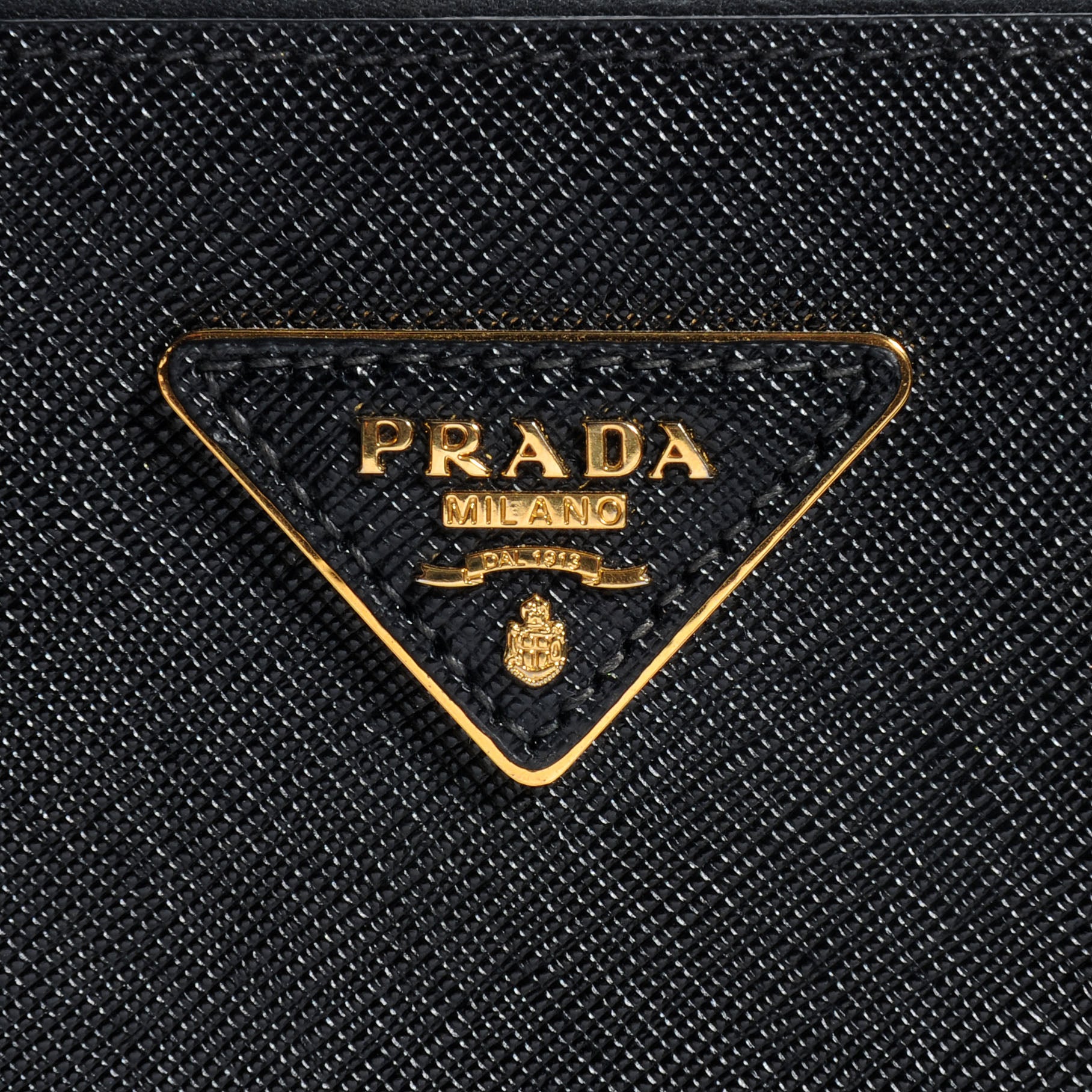 Prada Saffiano Lux Double Zip Medium Tote Nero Black 9 of 9