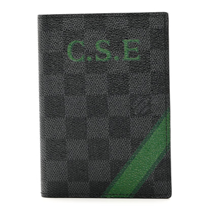 Louis Vuitton Damier Graphite My LV Heritage Passport Cover Vert Vert Anglais 1 of 6