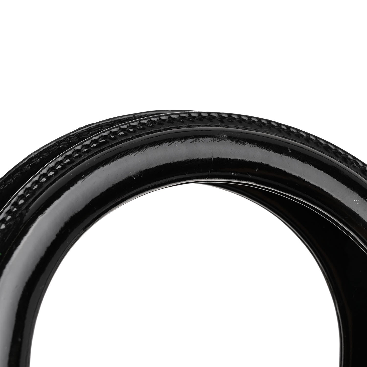 Christian Dior CHRISTIAN DIOR Patent Cannage Large Lady Dior Black 11 of 11