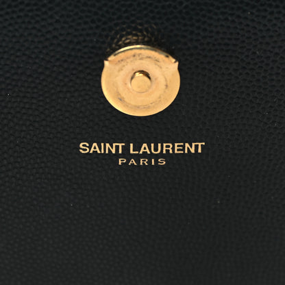 Saint Laurent Grain De Poudre Small Monogram Kate Satchel Black 6 of 6