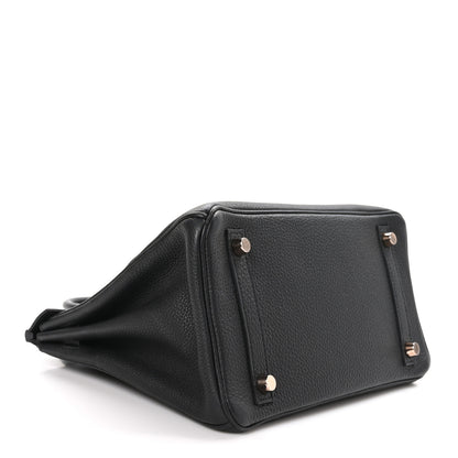Hermes Togo Birkin 25 Black 4 of 12