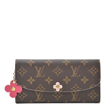 Louis Vuitton Monogram Bloom Flower Emilie Wallet 1 of 7