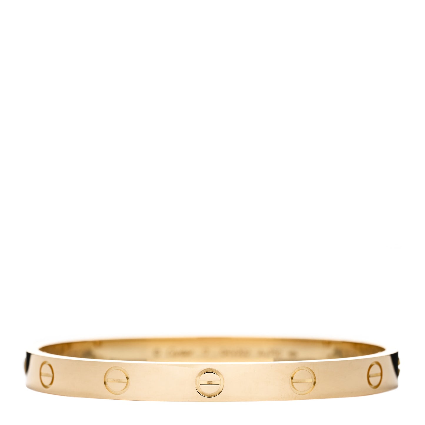 18K Yellow Gold LOVE Bracelet 17