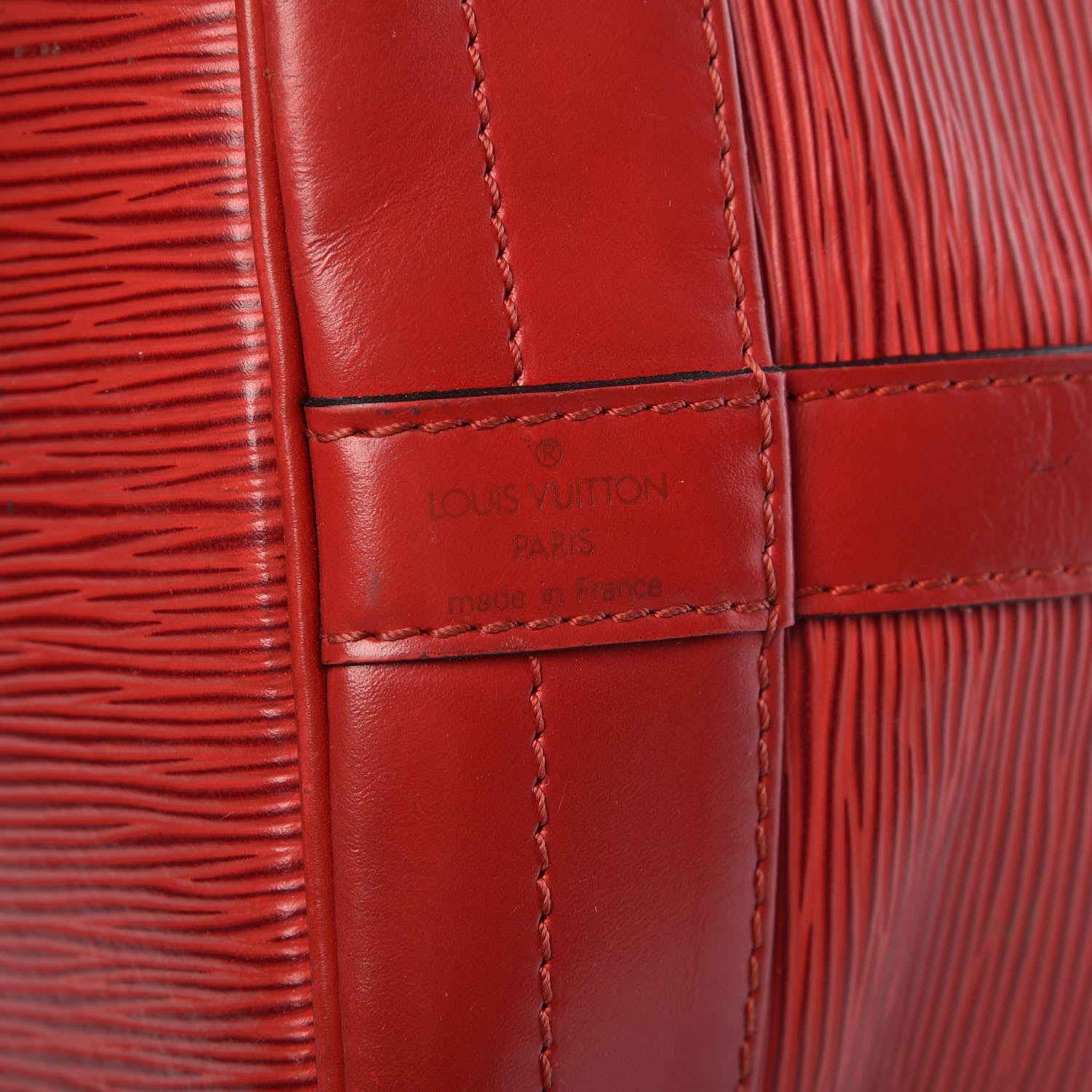 Louis Vuitton Epi Noe Castillan Red 6 of 13