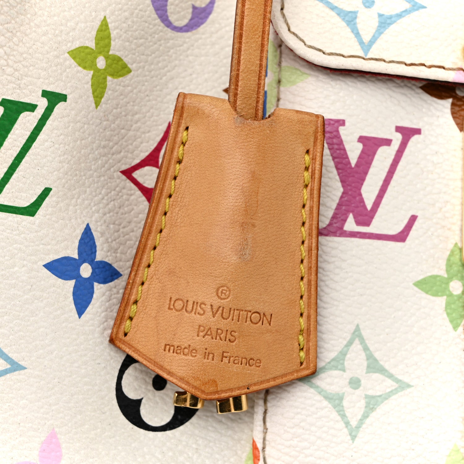 Louis Vuitton Monogram Multicolor Speedy 30 White 14 of 15