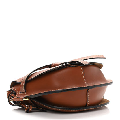 Loewe Calfskin Small Gate Crossbody Bag Rust 4 of 9