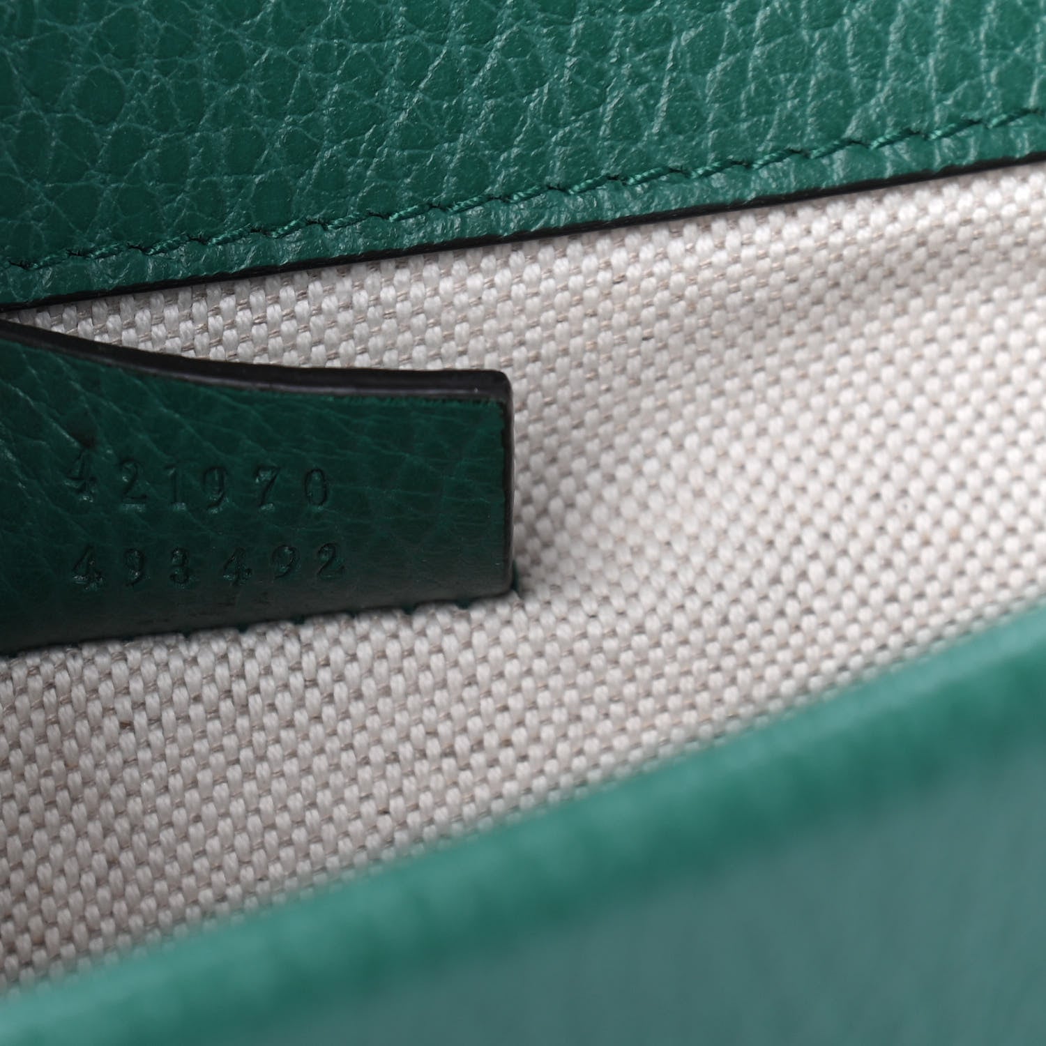 Gucci Calfskin Mini Dionysus Shoulder Bag Emerald 7 of 10