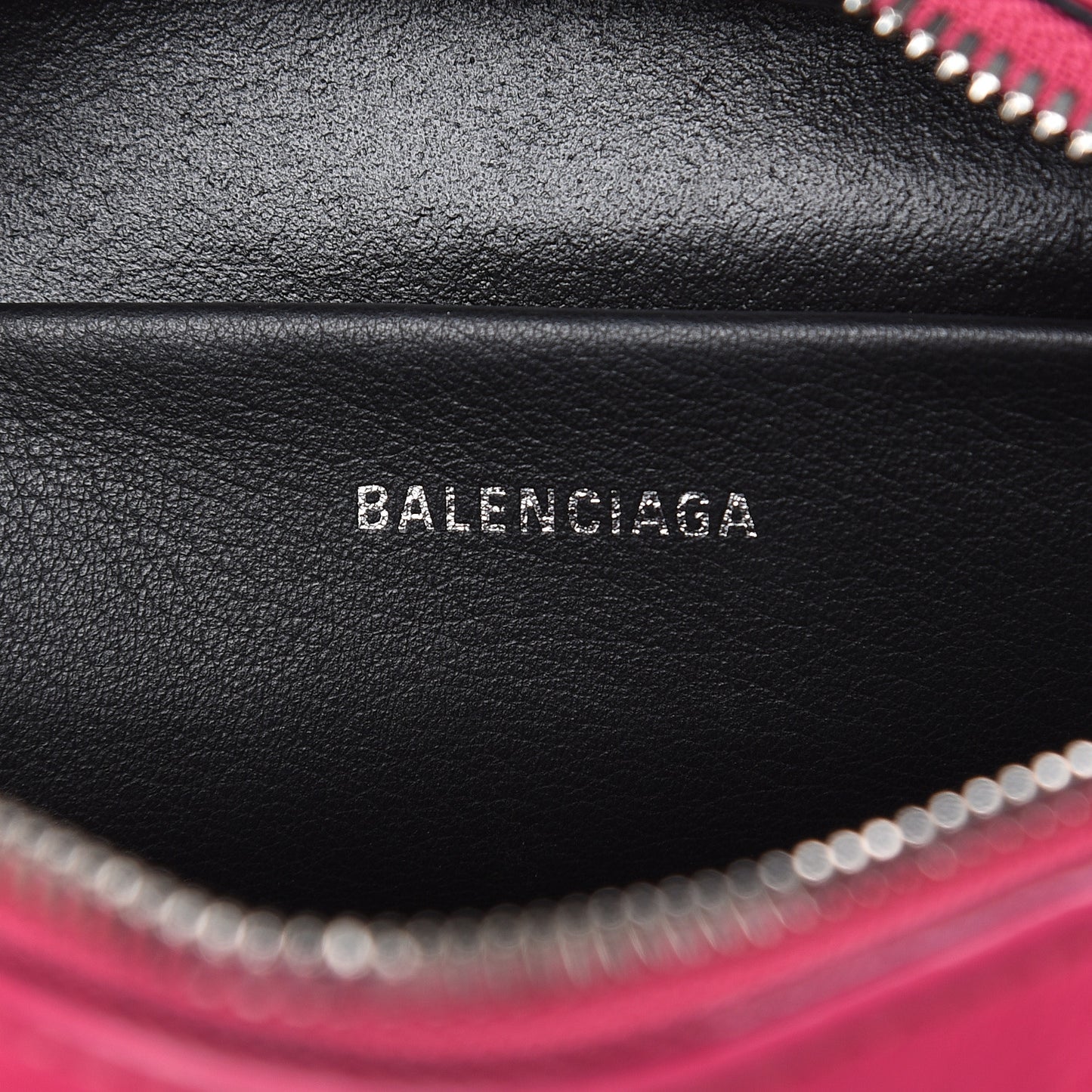 Calfskin Logo XS Everyday Camera Bag Rose Indien Black