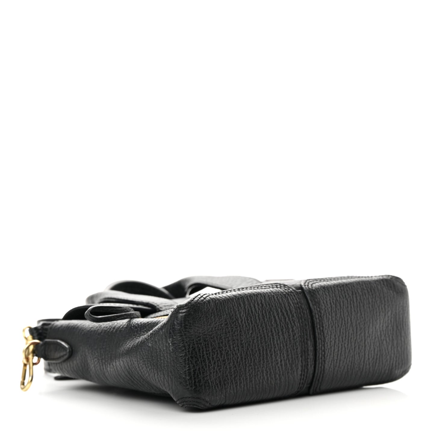 Textured Calfskin Mini Pashli Satchel Black