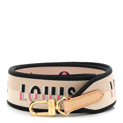 Louis Vuitton Jacquard Speedy Bandouliere 20 Shoulder Strap Black 1 of 5