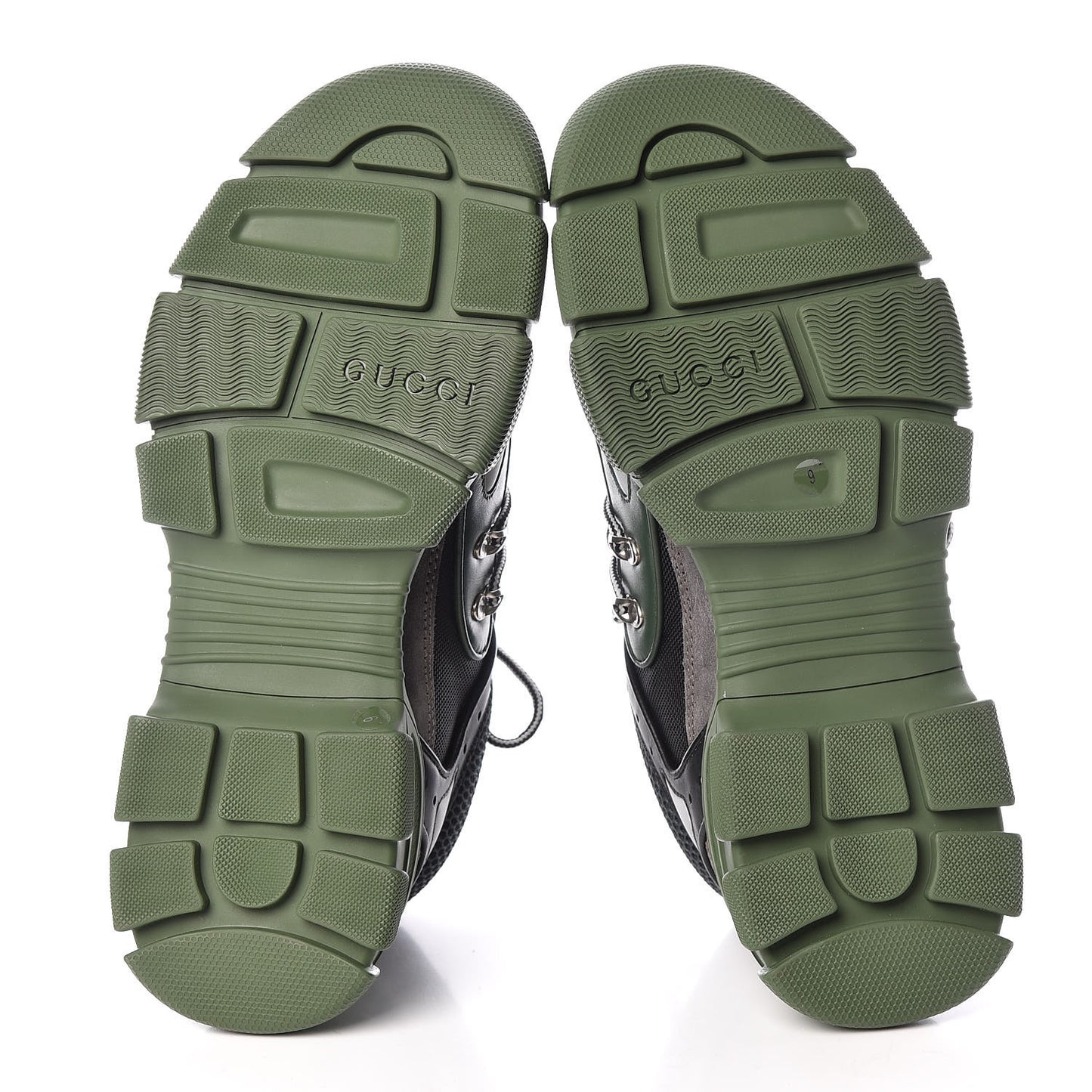 X SEGA Mesh Suede Calfskin Mens Flashtrek Sneakers 9 Loess Black Olive Green