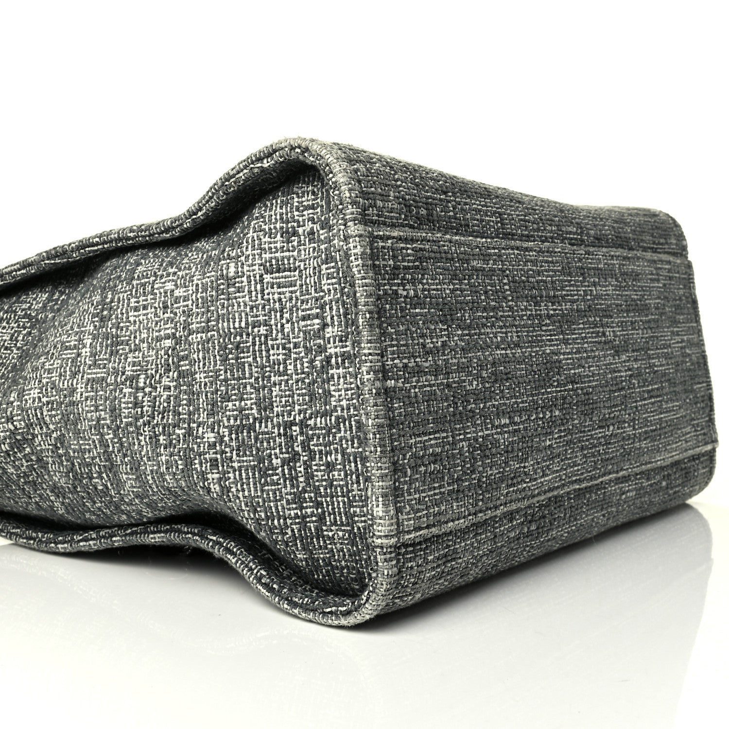 Chanel Tweed Medium Deauville Tote Charcoal 5 of 7