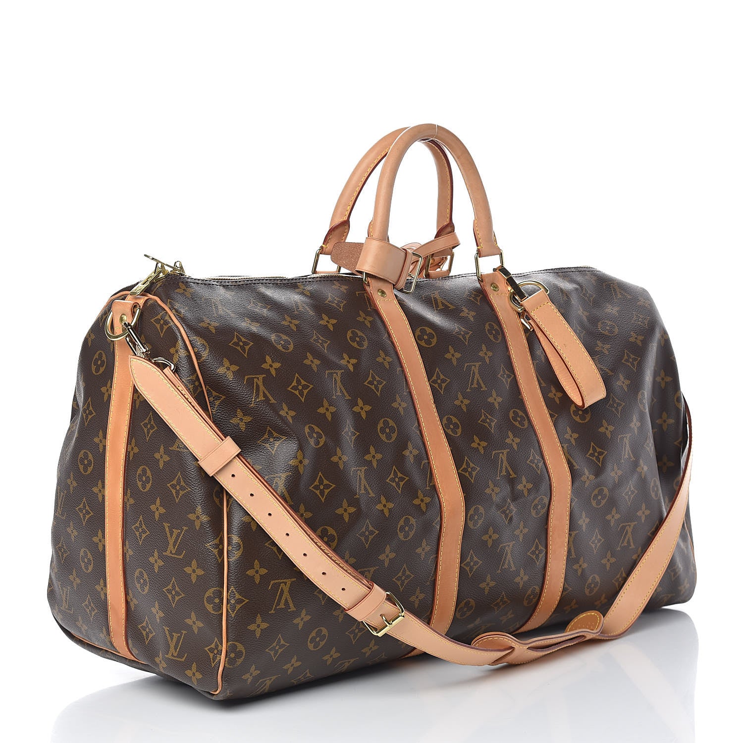 Louis Vuitton Monogram Keepall Bandouliere 55 3 of 15