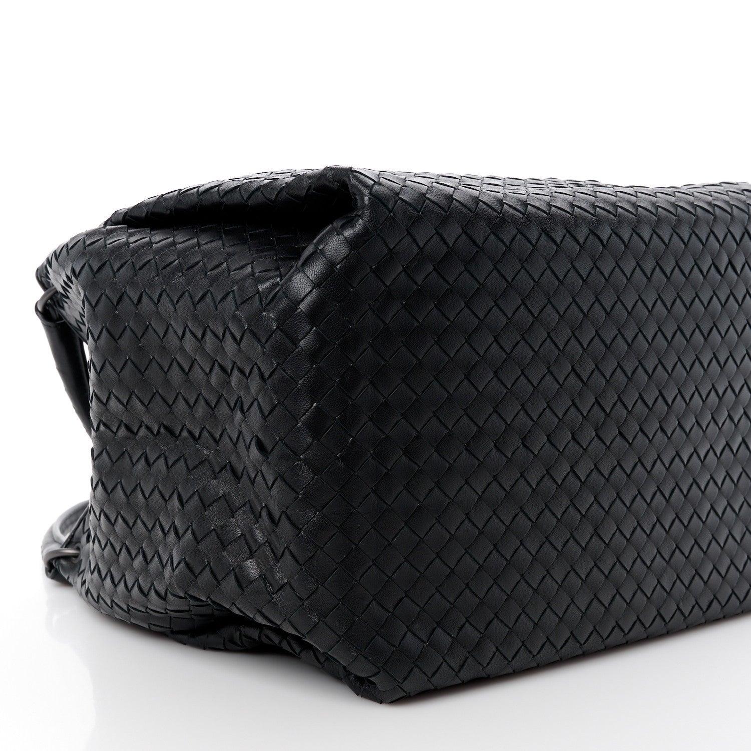 Bottega Veneta Nappa Intrecciato Parachute Bag Black 11 of 12