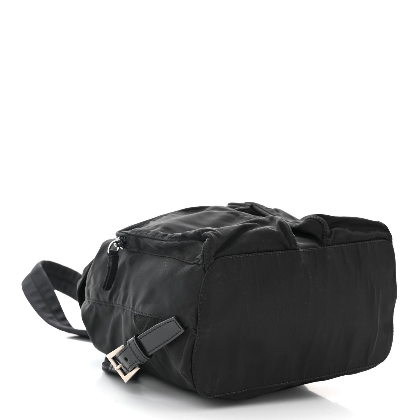 Tessuto Nylon Saffiano Small Backpack Black