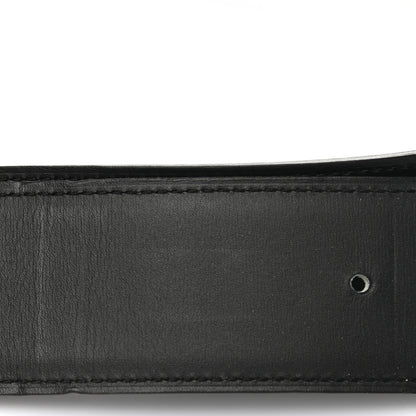 Hermes Chamonix Epsom 38mm Constance H Belt 100 Black White 6 of 8