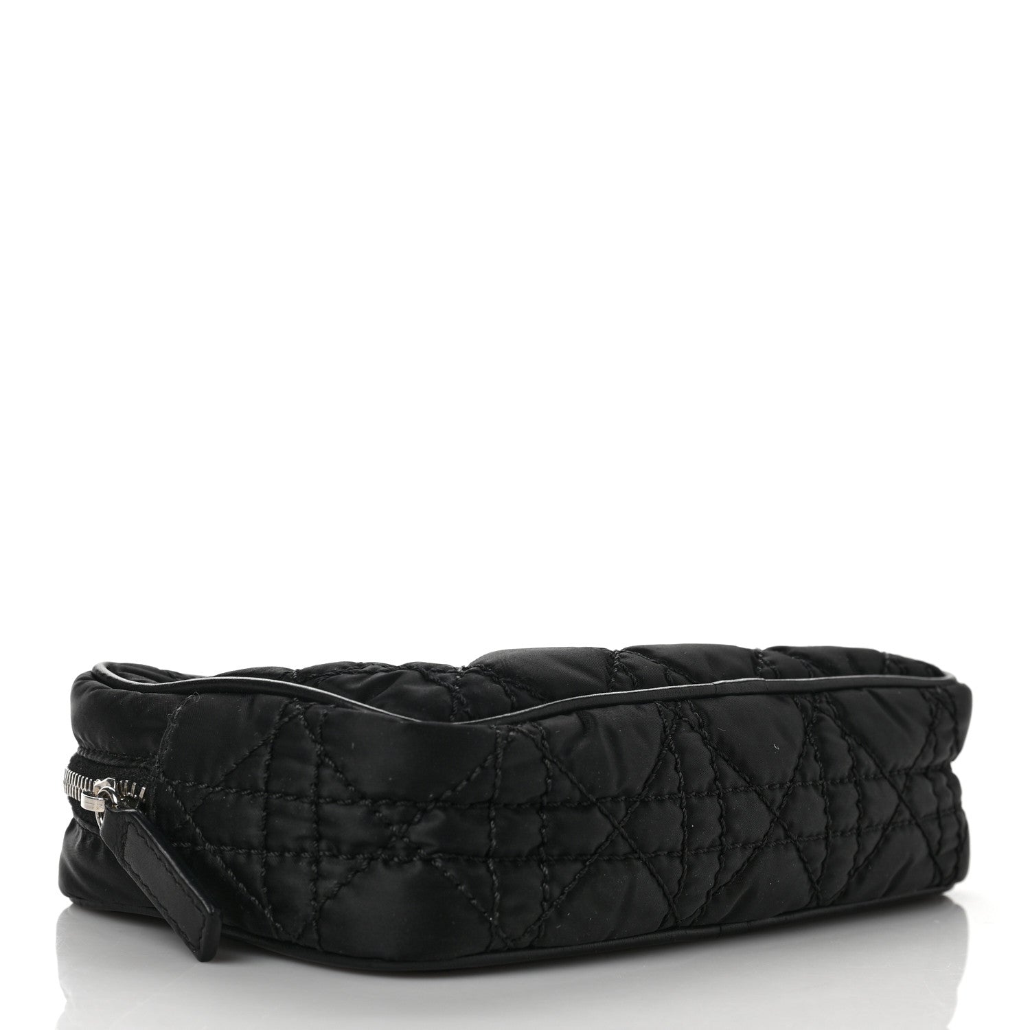 Christian Dior Nylon Cannage Zipped Pouch Black 4 of 8