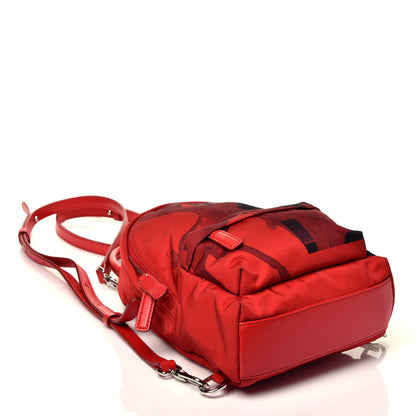 Givenchy Nylon Bambi Print Nano Backpack Red 3 of 8