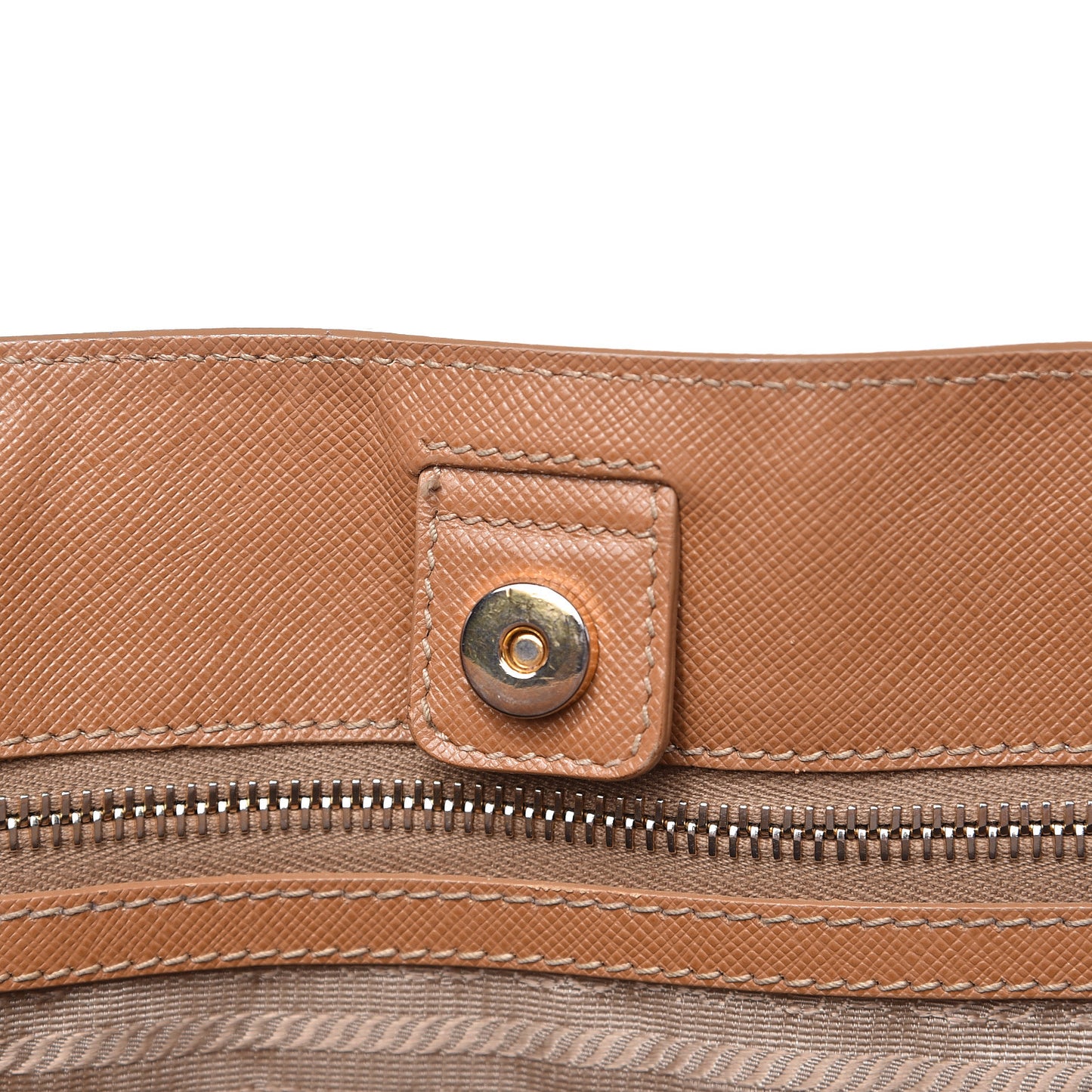 Saffiano Lux Large Tote Caramel
