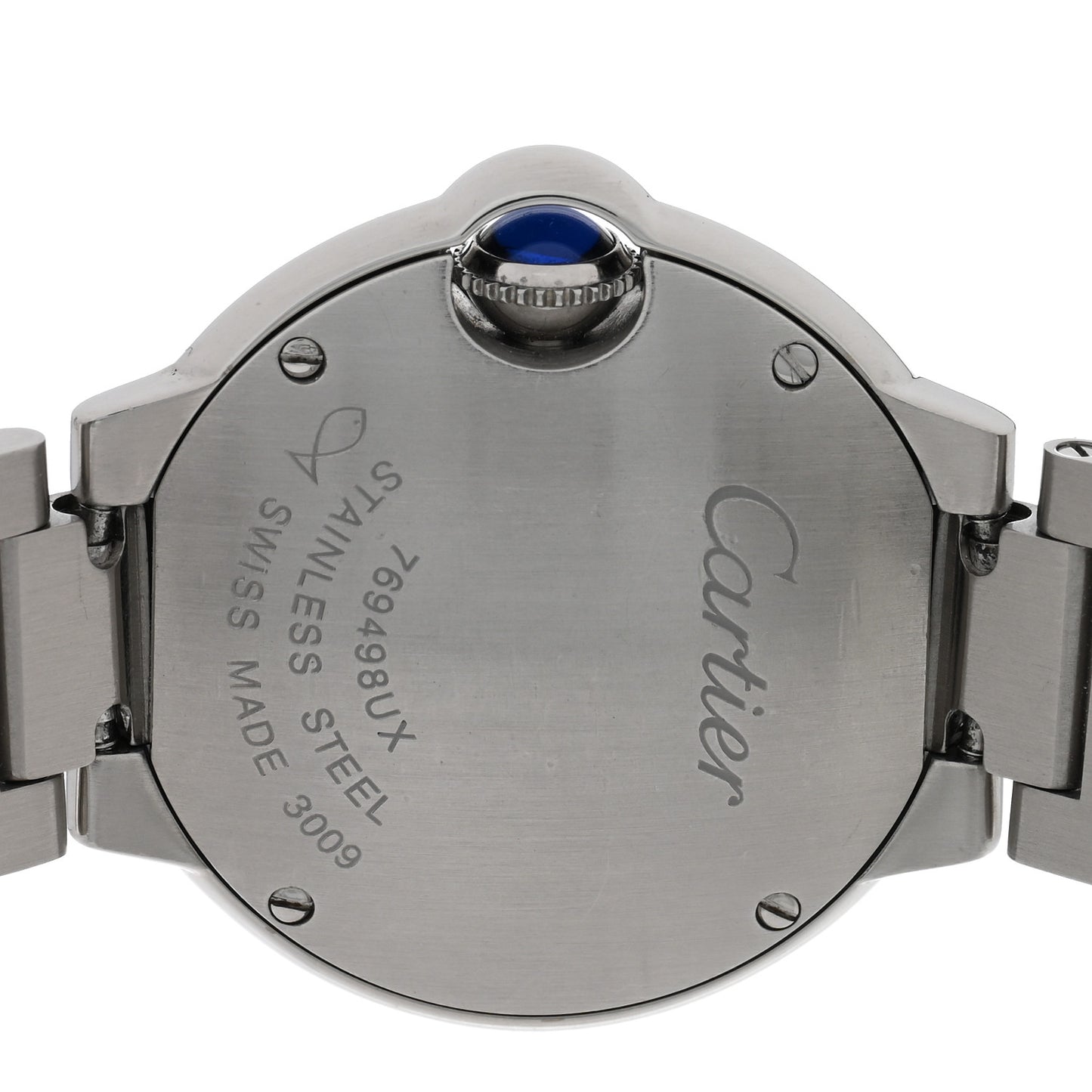 Stainless Steel Diamond 28mm Ballon Bleu De Cartier Quartz Watch