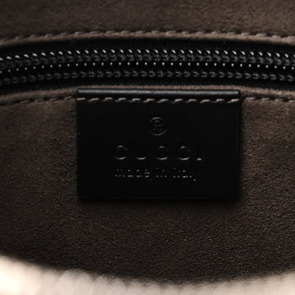 Gucci Guccissima Signature Small Messenger Bag Black 6 of 10