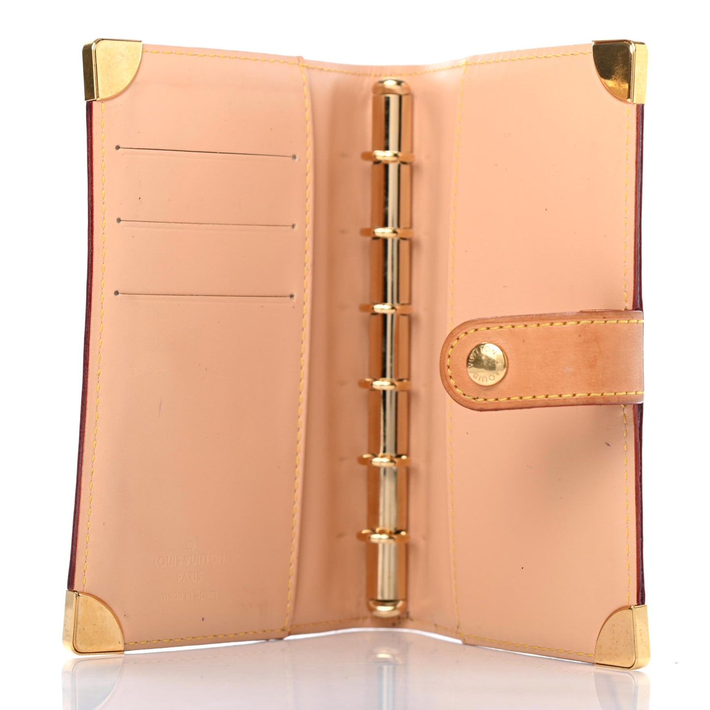 Monogram Multicolor Small Ring Agenda Cover Black