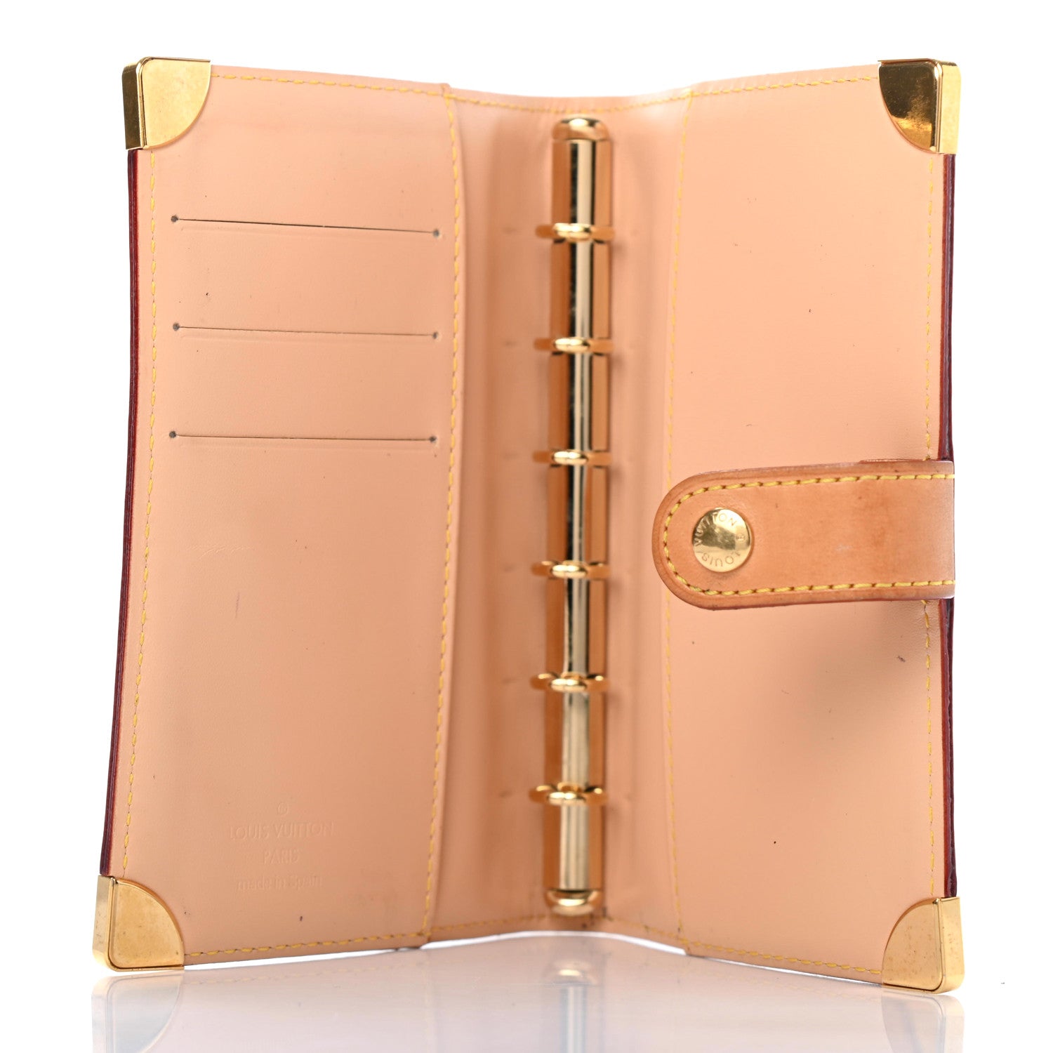 Louis Vuitton Monogram Multicolor Small Ring Agenda Cover Black 5 of 9