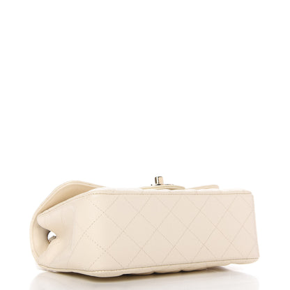 Chanel Caviar Quilted Mini Rectangular Flap White 4 of 11