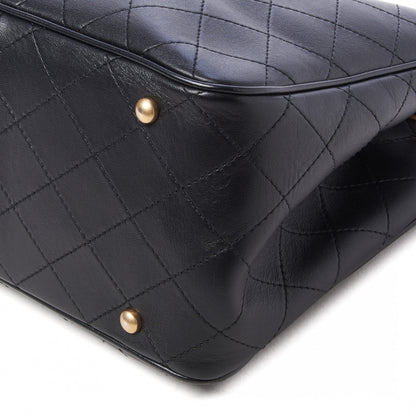 Chanel Calfskin Stitched Egyptian Amulet Drawstring Bag Black 5 of 11