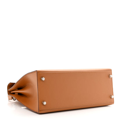 Hermes Epsom Verso Kelly Sellier 28 Gold Ambre 4 of 12