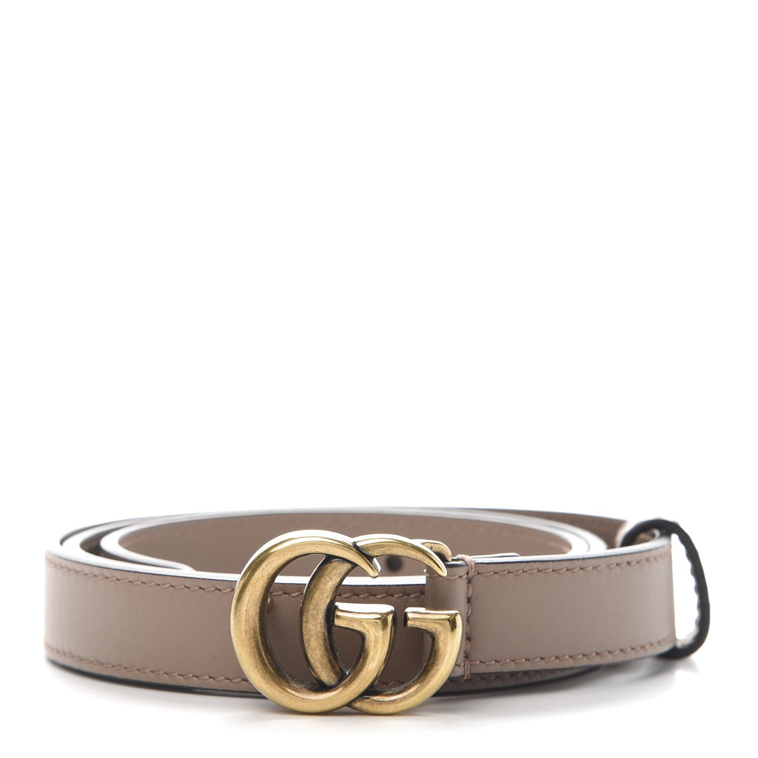 Gucci Calfskin Double G 20mm Belt 75 30 Porcelain Rose 1 of 6
