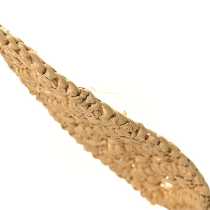 Saint Laurent Raffia Monogram Hobo Naturale 11 of 11